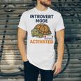 Introvert Mode Activated Low Social Battery Box Turtle Unisex Jersey T-Shirt