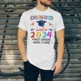 Kindergarten Graduation Class 2024 1st Grade Here I Come Unisex Jersey T-Shirt
