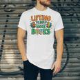 Lifting To Hold More Books Weightlifting Workout Gym Lover Unisex Jersey T-Shirt