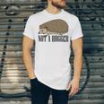 Not A Hugger Hedgehog Introvert Sarcasm Antisocial Unisex Jersey T-Shirt