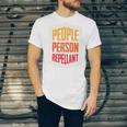 People Person Repellant Introvert Premium Unisex Jersey T-Shirt People Person Repellant Introvert Premium Unisex Jersey T-Shirt