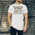 Please Be Patient With Me I'm From The 1900s Retro Horse Unisex Jersey T-Shirt