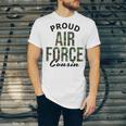 Proud Air Force Cousin Deployment Homecoming Graduation USAF Unisex Jersey T-Shirt