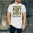 Proud Aunt Of A 2023 Graduate Family Matching Graduation Unisex Jersey T-Shirt