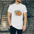 Proud Aunt Of A 2026 Senior Basketball Graduation Leopard Premium Tri-Blend Unisex Jersey T-Shirt
