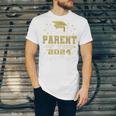 Proud Parent Of Two 2024 Graduate Class 2024 Graduation Premium Unisex Jersey T-Shirt