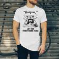 Raccoon Hang On Let Me Overthink This Introvert Unisex Jersey T-Shirt Raccoon Hang On Let Me Overthink This Introvert Unisex Jersey T-Shirt