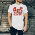 Read Your Heart Out Valentine Teacher Bookworm Lover Unisex Jersey T-Shirt Read Your Heart Out Valentine Teacher Bookworm Lover Unisex Jersey T-Shirt
