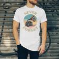 Retro Grammophone Never Forget Nostalgia Vintage Unisex Jersey T-Shirt