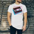 Retro VHS Vaporwave Video Cassette Nostalgia Geek Chic Unisex Jersey T-Shirt