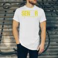 Senior 2018 Class President-School Colors Graduation Unisex Jersey T-Shirt