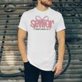 Senior 2026 Coquette Pink Bow Graduation 2026 Class Of 2026 Unisex Jersey T-Shirt