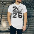Senior 2026 Golf Player Heart Graduation Girls Teens Unisex Jersey T-Shirt
