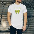 Senior Class Of 2026 Tennis Coquette Bow Graduation Premium Unisex Jersey T-Shirt