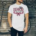 Senior Class Of 2027 Coquette Pink Bow Graduation 2027 Women Unisex Jersey T-Shirt
