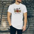 Senior Football Mom Class Of 2025 Graduation Graduate Unisex Jersey T-Shirt