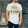Super Proud Little Sister Of 2025 Graduate Graduation Family Unisex Jersey T-Shirt
