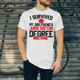 I Survived My Girlfriend's Juris Doctor Degree Graduation Unisex Jersey T-Shirt