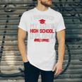 I Survived My Son's High School Diploma Graduation Premium Unisex Jersey T-Shirt