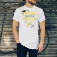 Tassel Worth The Hassle 2018 Graduation Quote Ylw Unisex Jersey T-Shirt