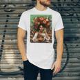 History Month Black Afro Girl Women Book Lovers Floral Unisex Jersey T-Shirt