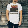 VHS Tape Nostalgia Old School Technology Humor Premium Unisex Jersey T-Shirt