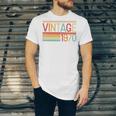 Vintage 1970 Birthday Retro Style 70's Born Nostalgia Party Premium Tri-Blend Unisex Jersey T-Shirt