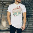 Vintage 1980 Retro Badge Decade Nostalgia Graphic Emblem Premium Tri-Blend Unisex Jersey T-Shirt