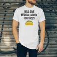 Will Give Medical Advice For Tacos Shirt Graduation MD Unisex Jersey T-Shirt