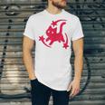 Yk2 Grunge Scary Cat With Shooting Stars 90s Nostalgia Unisex Jersey T-Shirt