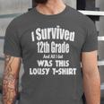 12th Grade GraduationShirt Grad Graduate Education Unisex Jersey T-Shirt