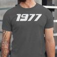 1977 Printed For 70's Birthdays Events Graduations T-Shirt Unisex Jersey T-Shirt