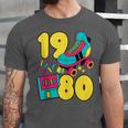 1980 Retro Raised In The 80s Old School Nostalgia Vibes Unisex Jersey T-Shirt