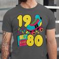 1980 Retro Raised In The 80s Old School Nostalgia Vibes Unisex Jersey T-Shirt 1980 Retro Raised In The 80s Old School Nostalgia Vibes Unisex Jersey T-Shirt