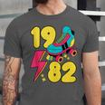 1982 Retro Raised In The 80s Old School Nostalgia Vibes Unisex Jersey T-Shirt 1982 Retro Raised In The 80s Old School Nostalgia Vibes Unisex Jersey T-Shirt
