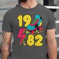 1982 Retro Raised In The 80s Old School Nostalgia Vibes Unisex Jersey T-Shirt