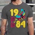 1984 Retro Raised In The 80s Old School Nostalgia Vibes Unisex Jersey T-Shirt