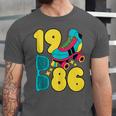 1986 Retro Raised In The 80s Old School Nostalgia Vibes Unisex Jersey T-Shirt