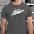 2019 Graduation SharkShirt High School College Grad Unisex Jersey T-Shirt