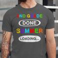 2nd Grade Graduation Shirt 2nd Grade Done Summer Loading Unisex Jersey T-Shirt