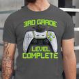 3rd Grade Level Complete Gamer Class Of 2026 Graduation Unisex Jersey T-Shirt