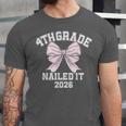 4th Grade Bow 2026 Fourth Grade Graduation Unisex Jersey T-Shirt
