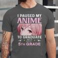 5th Grade Graduation Anime 2025 Graduate Elementary Girls Unisex Jersey T-Shirt