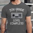5th Grade Graduation Shirt Level Complete Video Gamer Unisex Jersey T-Shirt