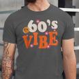 60's Vibe Retro Nostalgia Classic Mixtape Era 1960s Party Unisex Jersey T-Shirt