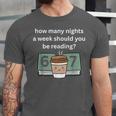 67 Meme English Teacher Reading Book Lover Humor Unisex Jersey T-Shirt