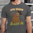 6th Grade Graduation Sloth Nailed It Class Of 2025 Unisex Jersey T-Shirt