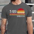 70's 80's 90's Music Nostalgia Video Cassette Tape VHS Retro Unisex Jersey T-Shirt