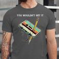 70s 80s 90s Retro Party Costume Nostalgia Cassette Unisex Jersey T-Shirt