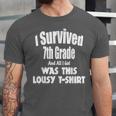 7th Seven Grade Graduation Shirt Boy Girl Graduate Education Unisex Jersey T-Shirt